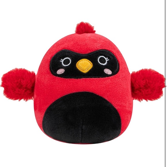 🇺🇸 NWT Squishmallow Babs Bluejay, Cazlan Red Cardinal, Geranium Finch 3-Pack - Picture 3 of 5